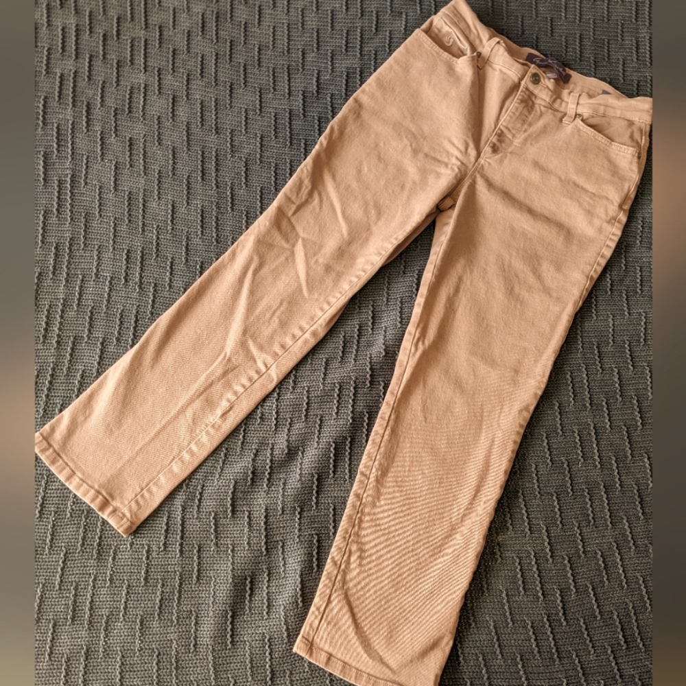 GV Amanda Dusty Rose Mauve Straight Leg Slim Fit Jeans 6P